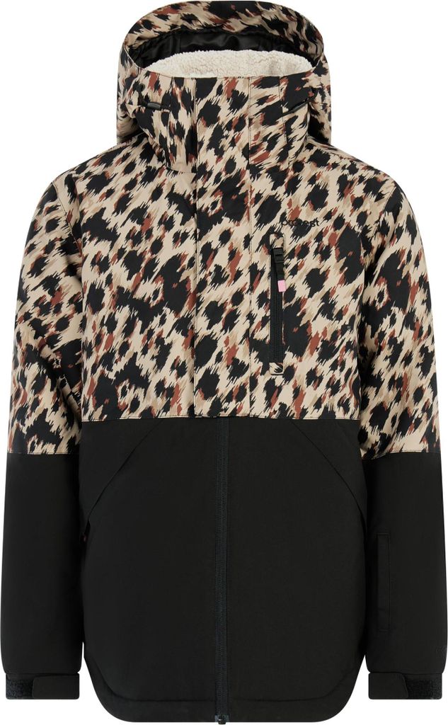 Protest Leopard Skijacke Mädchen Produktbild 
