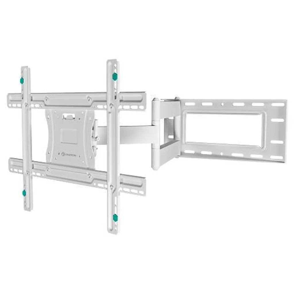 Fixation Murale TV Blanche ONKRON M7L-W : Solution Anti-Reflet pour TV 75"
