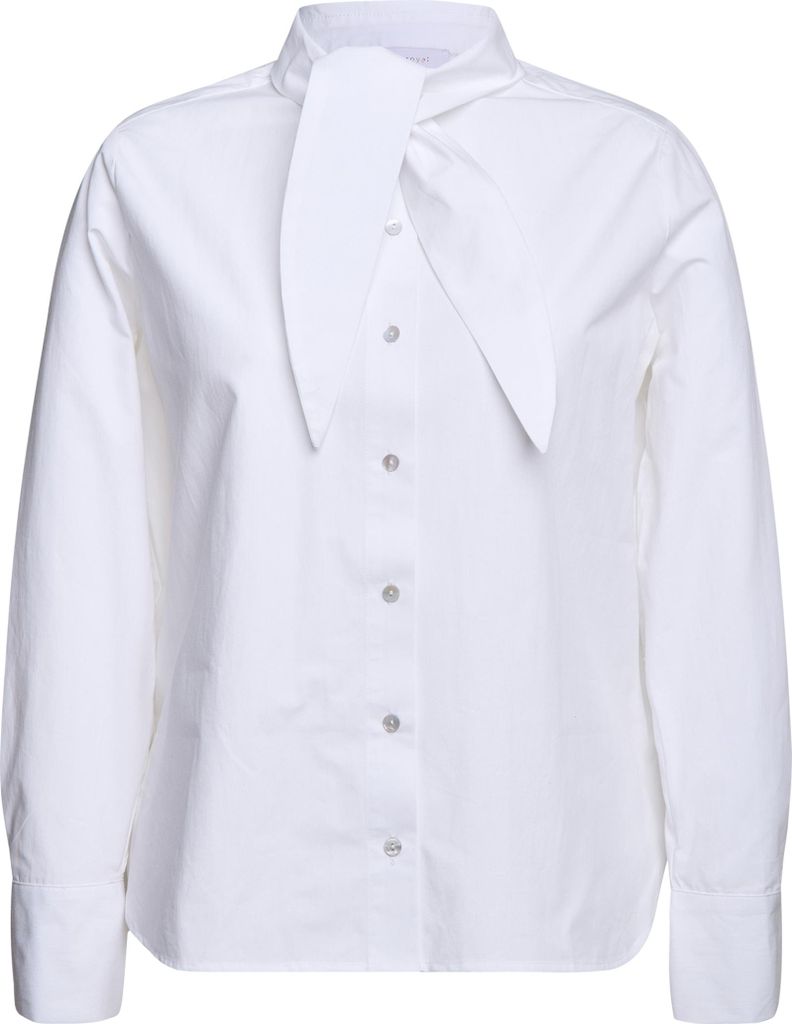 Baumwolle blouse with bow organic