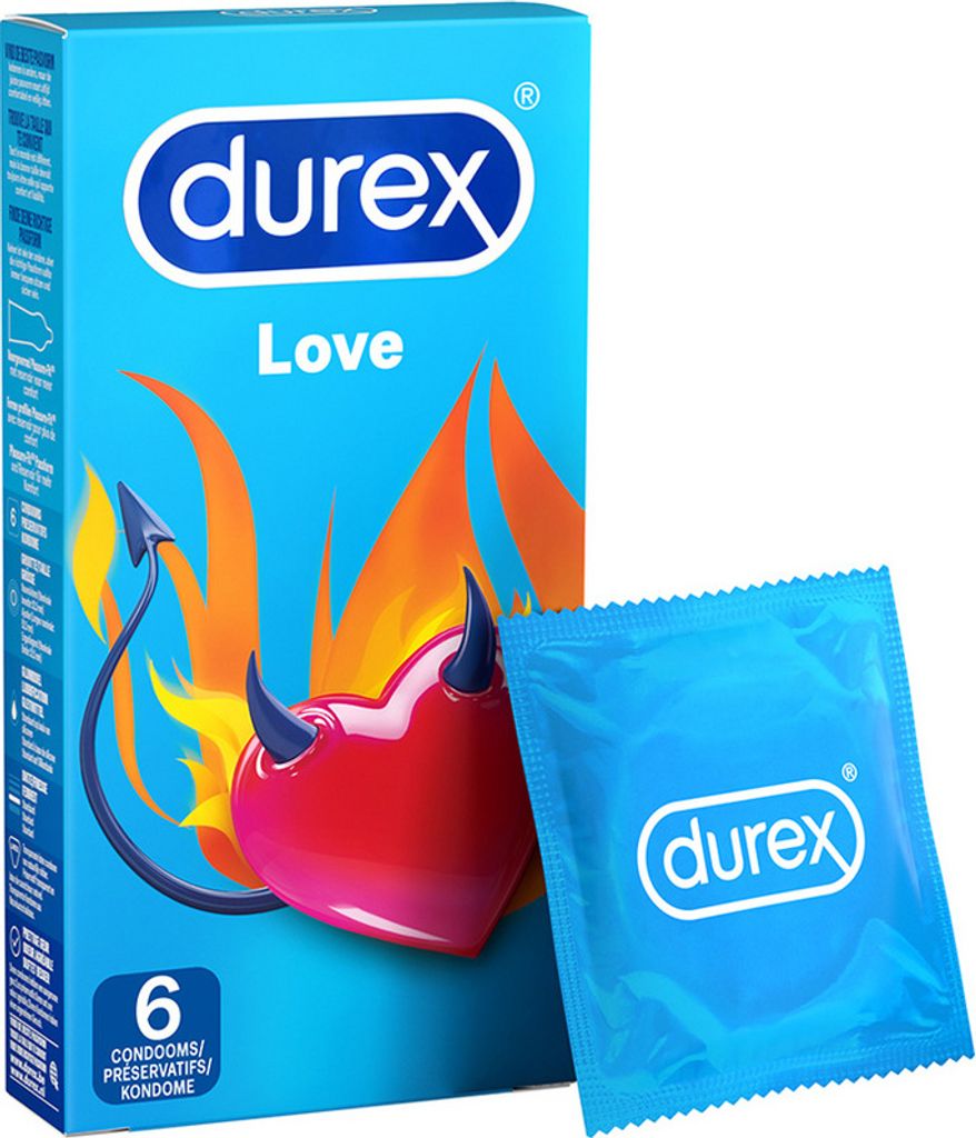 Durex Love 6 szt. - prezerwatywy lateksowe, gładkie, Zdjęcie produktu 