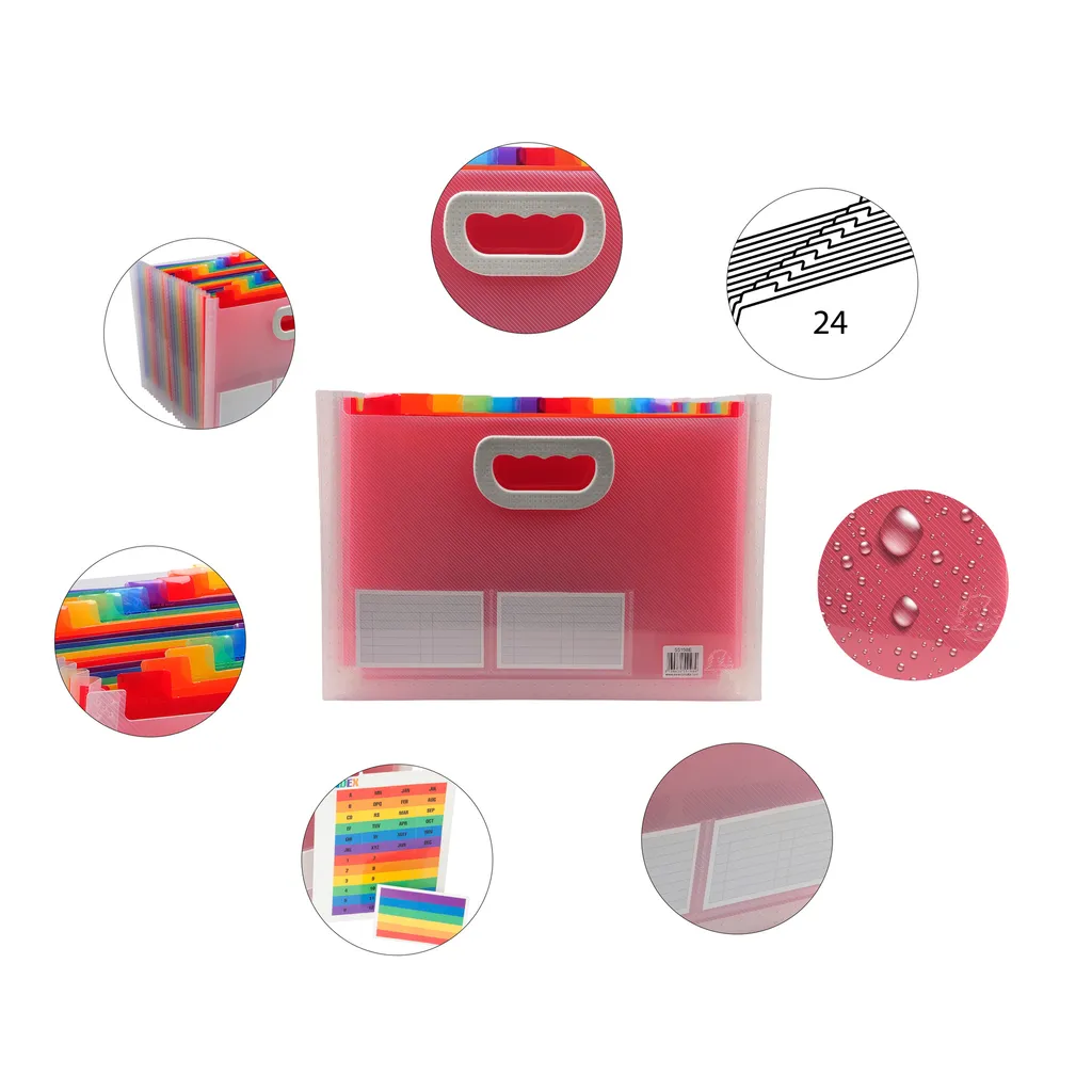 Trieur de Documents 24 Cases pour Organiser vos Dossiers Administratifs