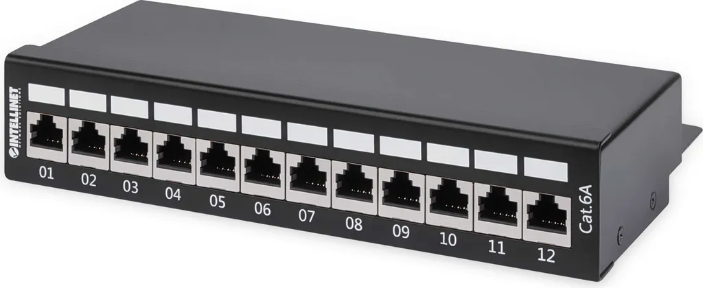Organiser son réseau informatique avec le panneau 12 ports Cat6a FTP