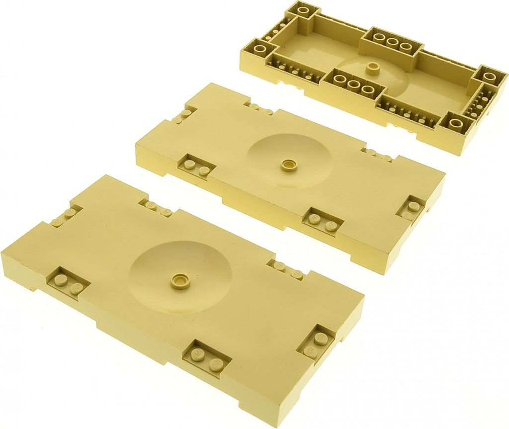 3x Lego Spielfeld 8x16 beige Basketball Halterung Platte Produktbild 