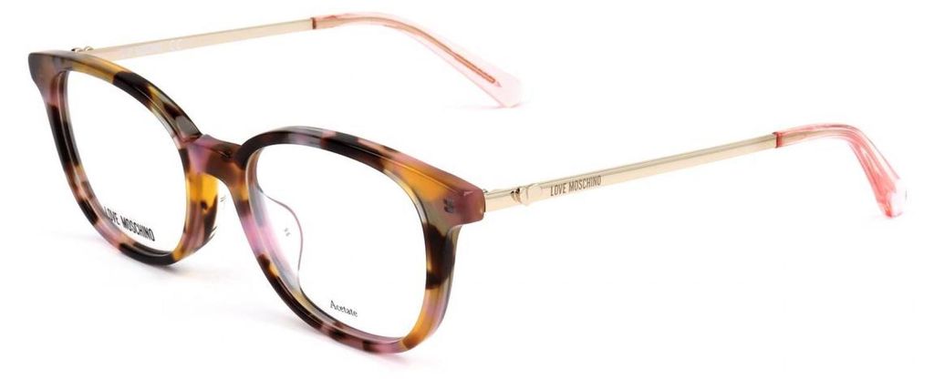 Love Moschino MOL555/F Havana pink 49/17/145 Damen Brillen