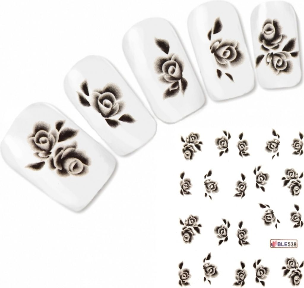 Tattoo Nail Art Flower Aufkleber Blume Nagel Sticker Neu!