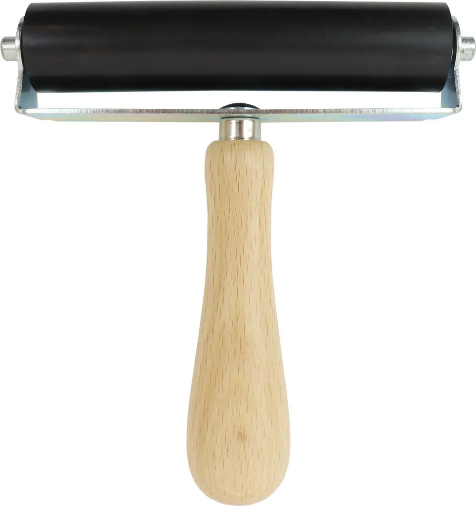 Rouleau en caoutchouc naturel 160 mm pour linogravure et arts plastiques