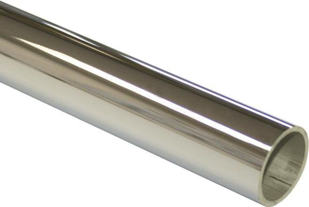 1 Stk. Rundrohr Ø 25,0 x 1,5 mm poliert, Länge 1000 mm Edelstahl V4A