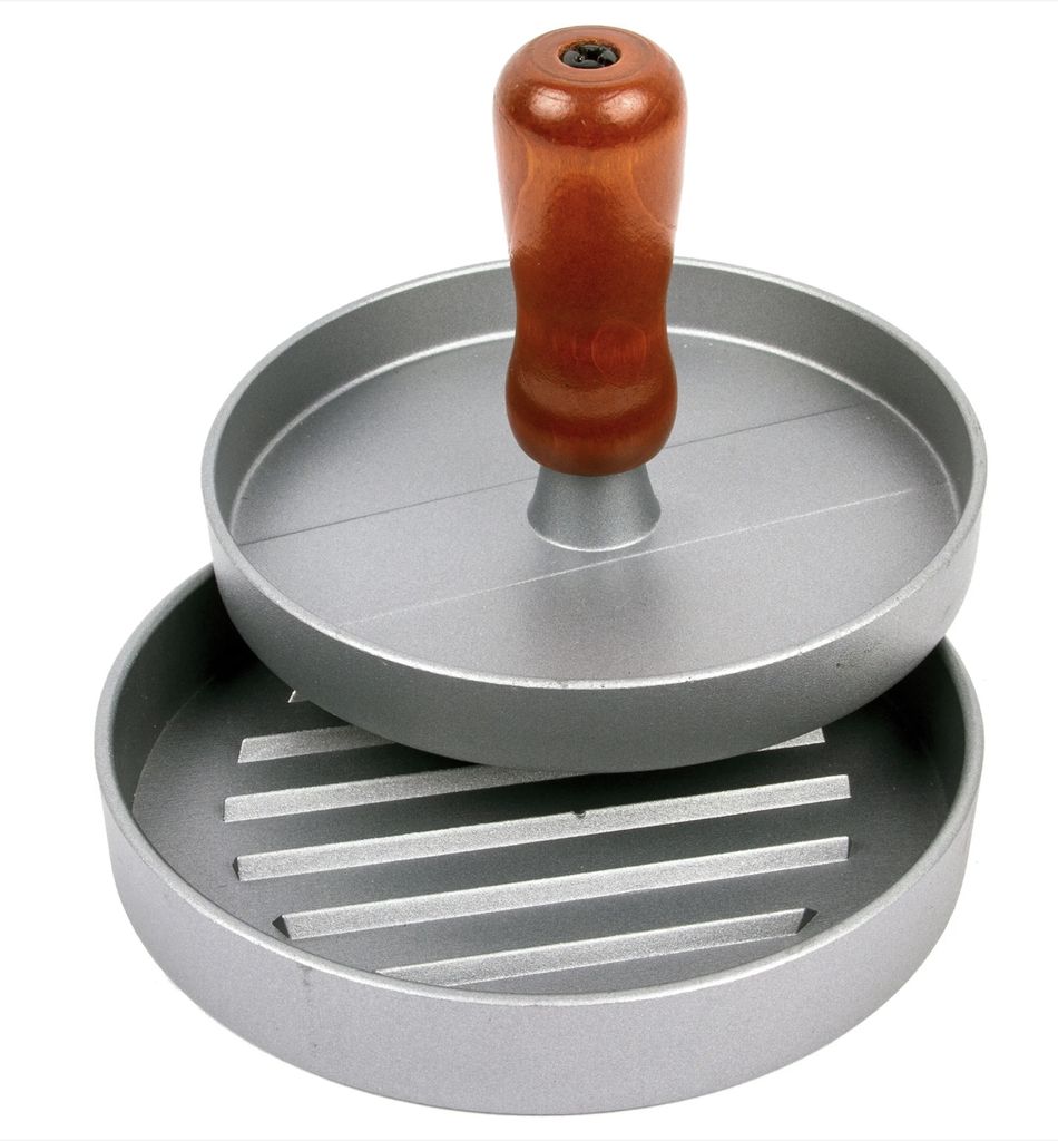 Browin Aluminiumpresse Für Hamburger Und Veggiebruger, 12 Cm