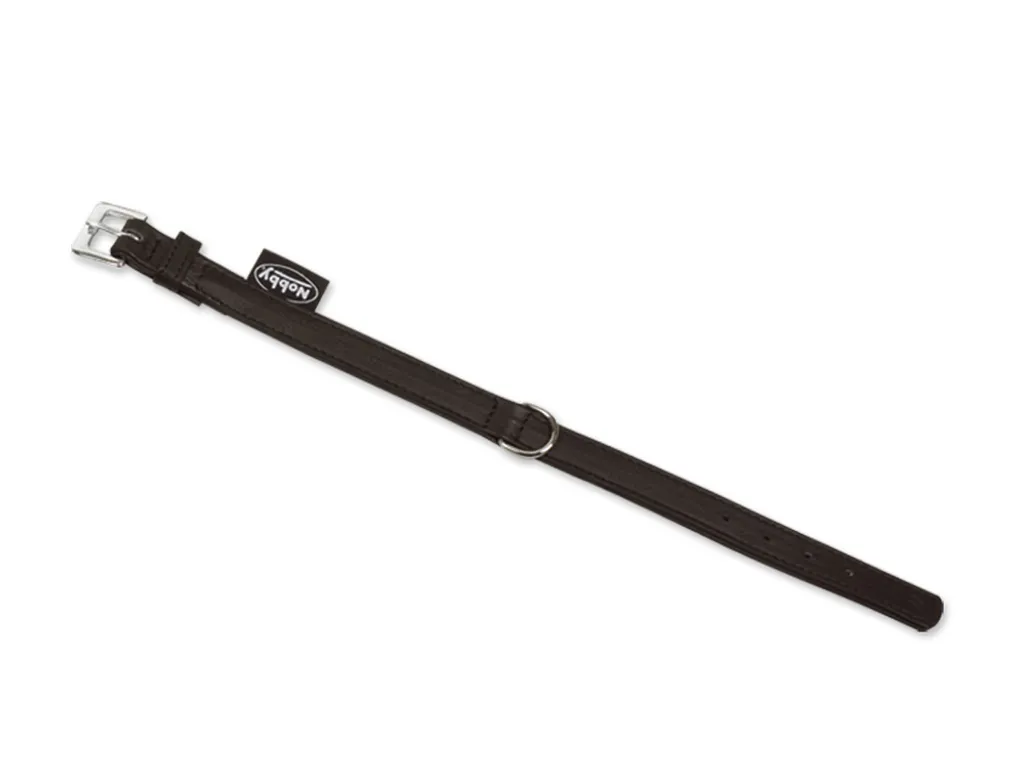 Nobby SUD Collare in Pelle Dolce sulla Pelle 47cm | Nero - 2