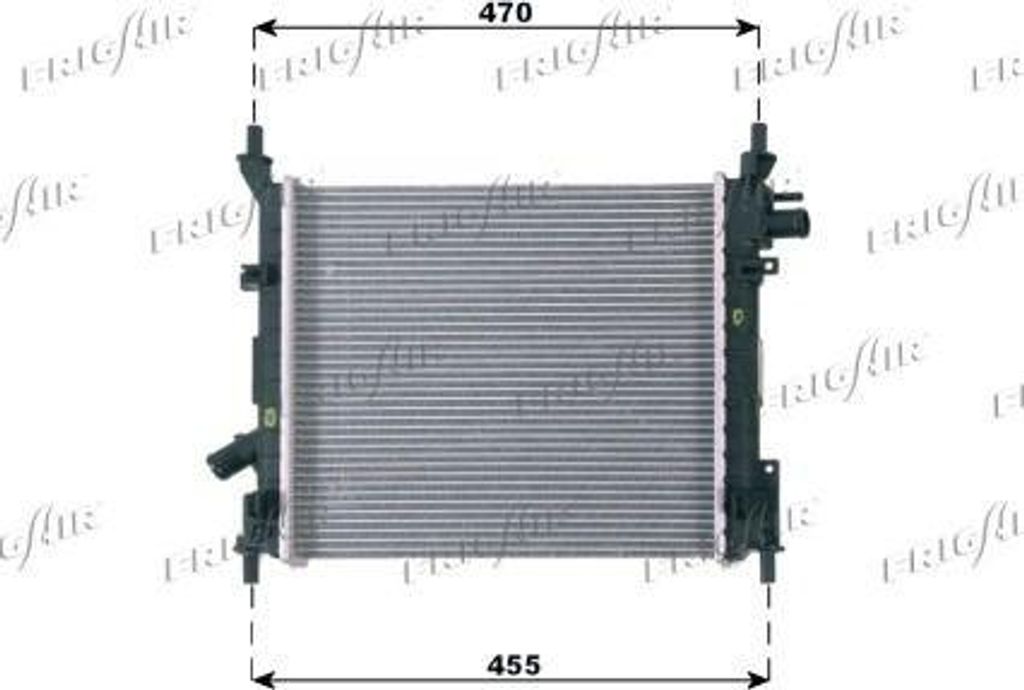 FRIGAIR 0105.3078 Kühler Wasserkühler Motorkühler für FORD KA (RB) STREET KA (RL2)