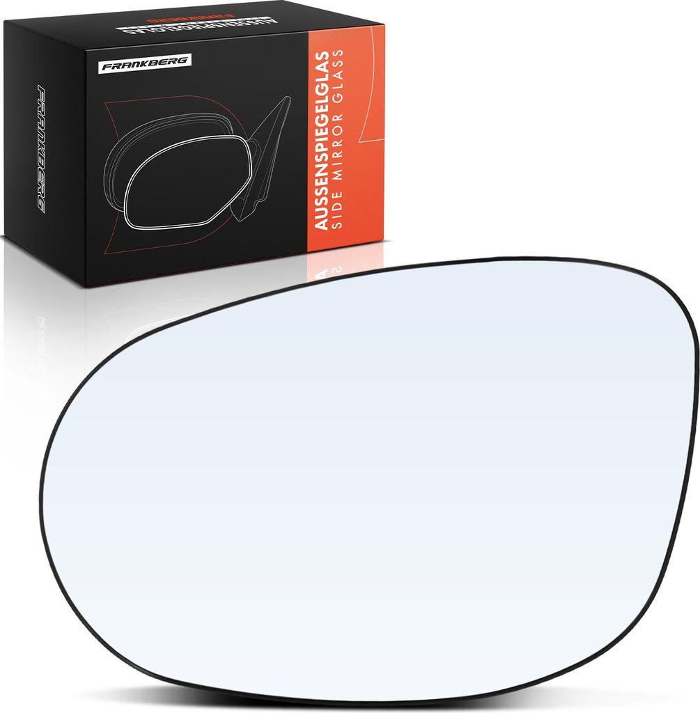 Frankberg 1x Spiegelglas Außenspiegel links für Ford Ka RU8 1.2L 1.3L 2008-2016