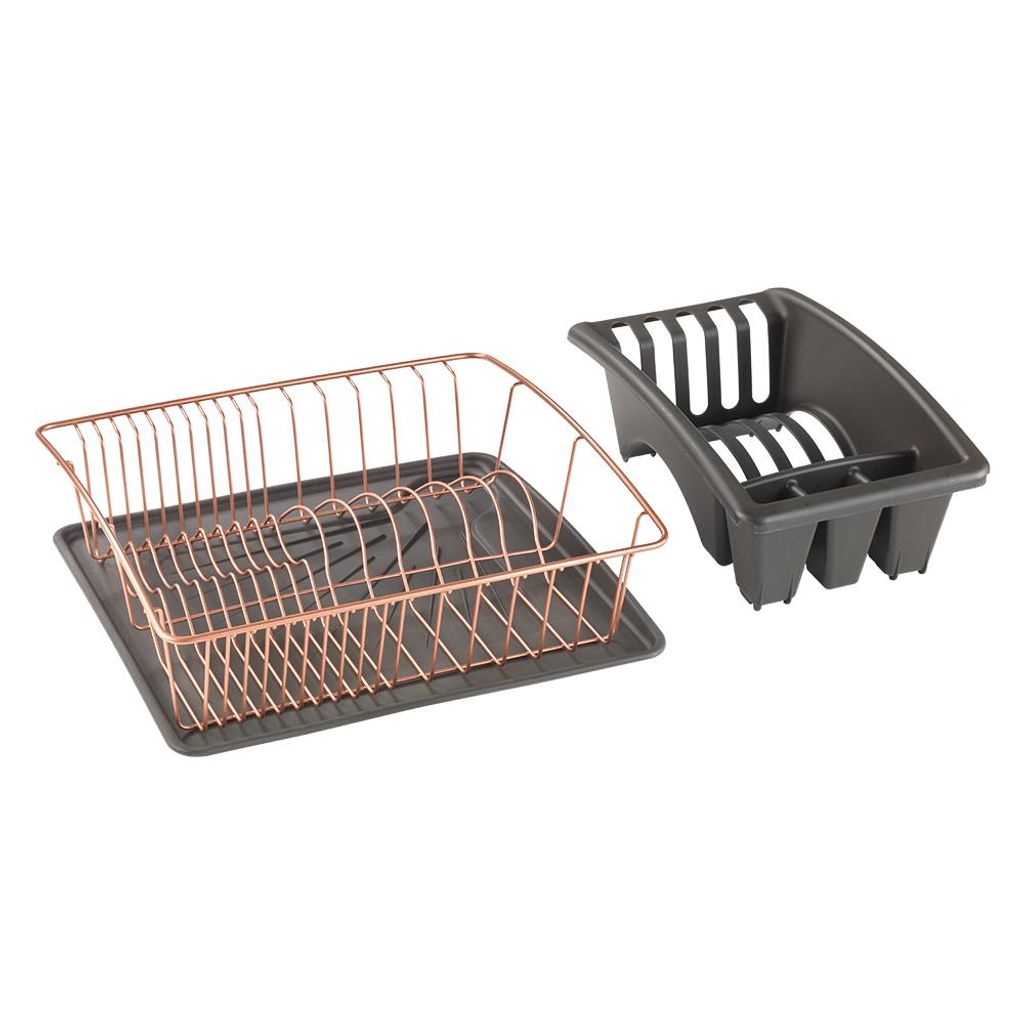 Metaltex Aquatex Afdruiprek 35X30 Cm Zwart/Koper