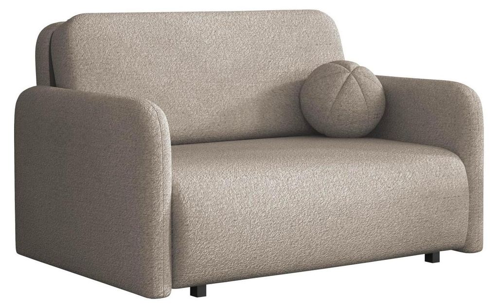 MIRJAN24 Sofa Viva Sun II, Schlafsofa mit Schlaffunktion und Bettkasten, 2-Sitzer (Farbe: Coral 50)