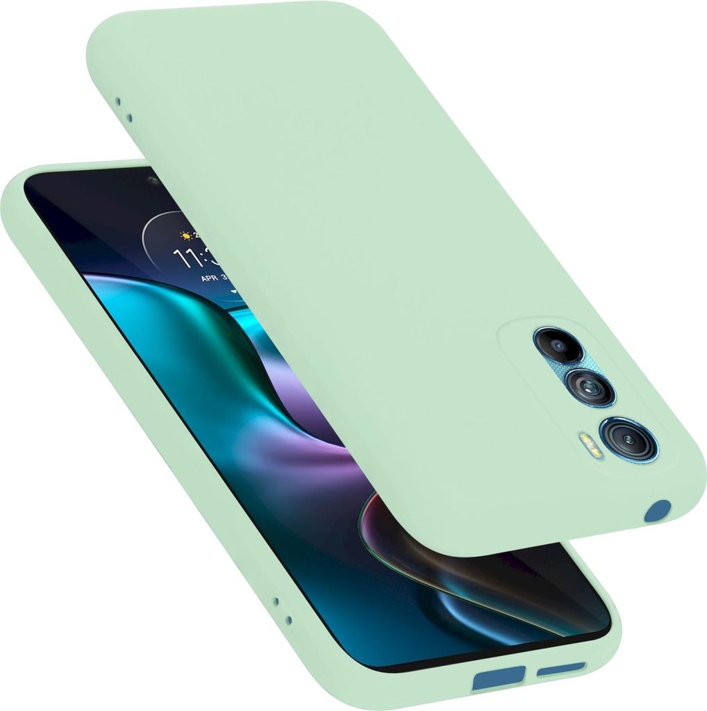Cadorabo Schutzhülle für Motorola EDGE 30 Hülle in Grün Handyhülle Case Cover TPU Etui