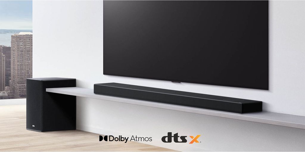 DSP9YA schwarz Soundbar mit Subwoofer Produktbild 12