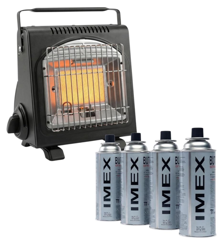 IMEX Gasheizung 1,7 kW – Campingheizung mit ODS & Produktbild 