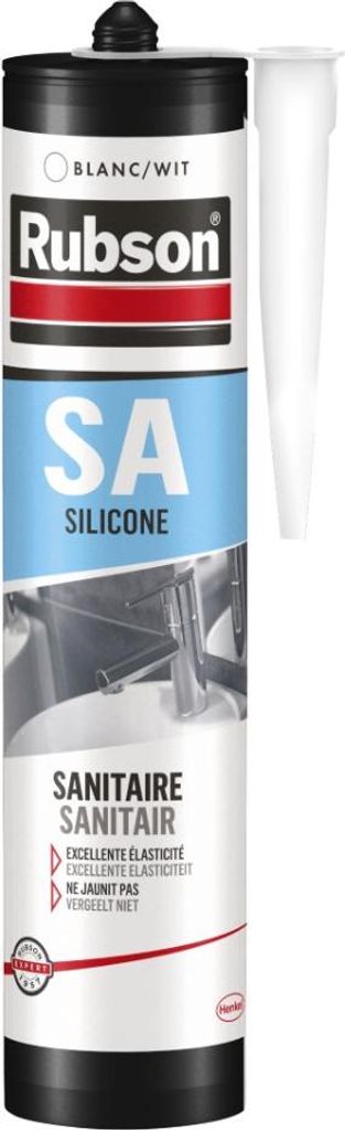 RUBSON Acetic Sanitary Silicone Mastic - 300ml - weiß - 165170
