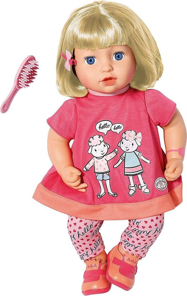Zapf 700662 - Baby Annabell - Talk Back Julia 43cm