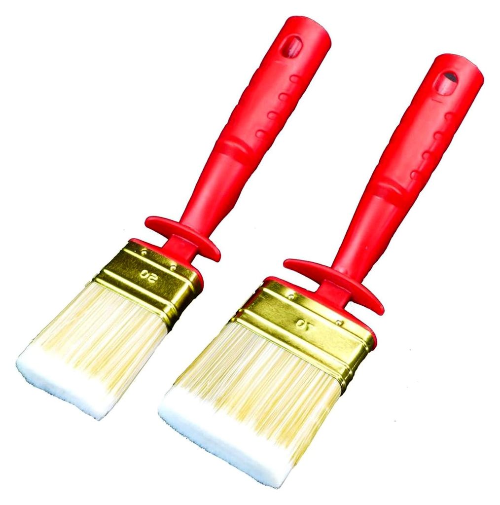 2 x Flächenstreicher 50 + 70 mm Lasurpinsel Flachpinsel Beizpinsel