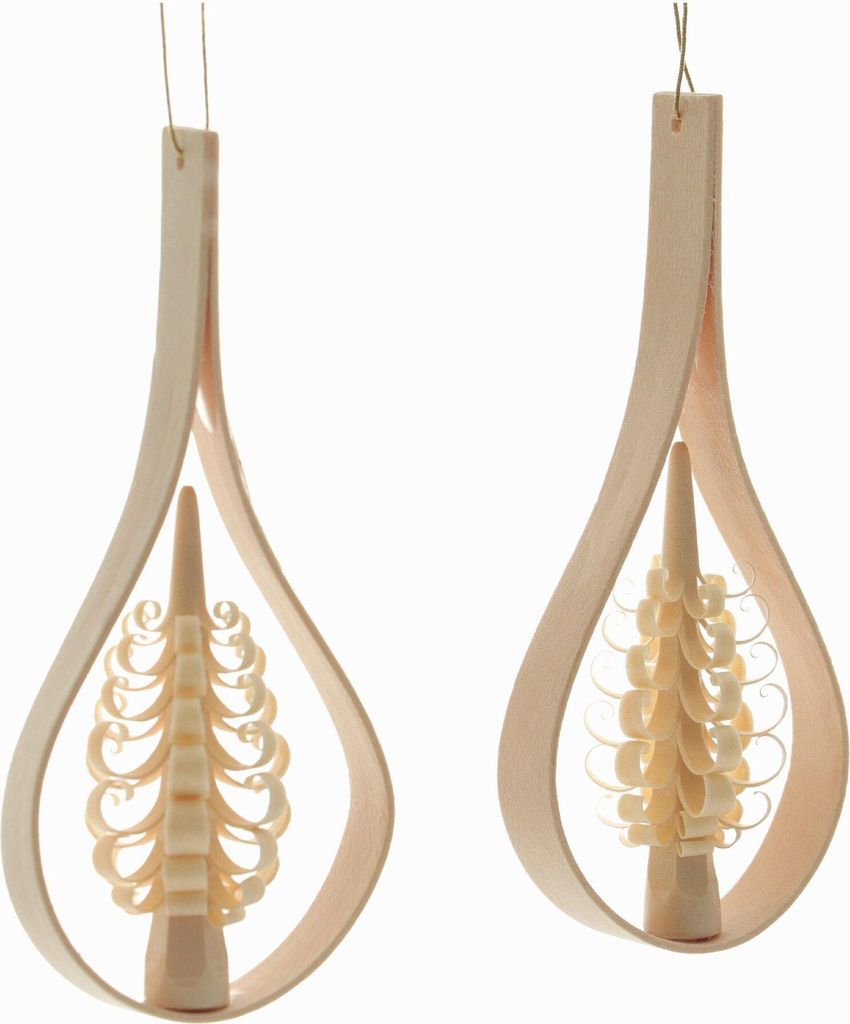 Baumbehang Tropen mit Spanbaum 2er Set BxHxT=9,5x4x2cm NEU