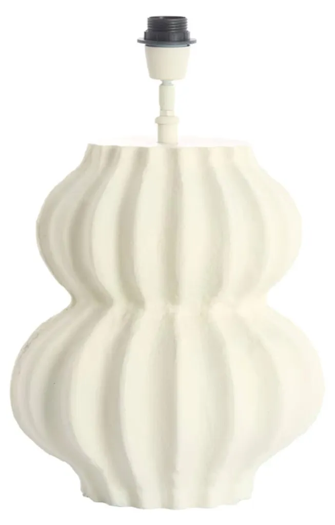 Lampe de bureau Kelian crème éclairage E27 pour coin travail élégant