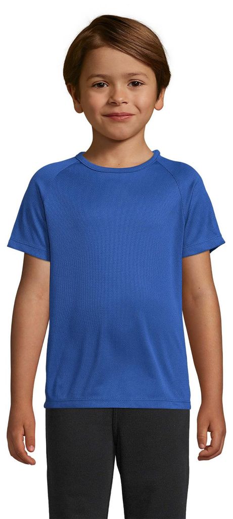 SOLS - "Sporty" T-Shirt für Kinder Raglanärmel LT2036 (152) (Königsblau)