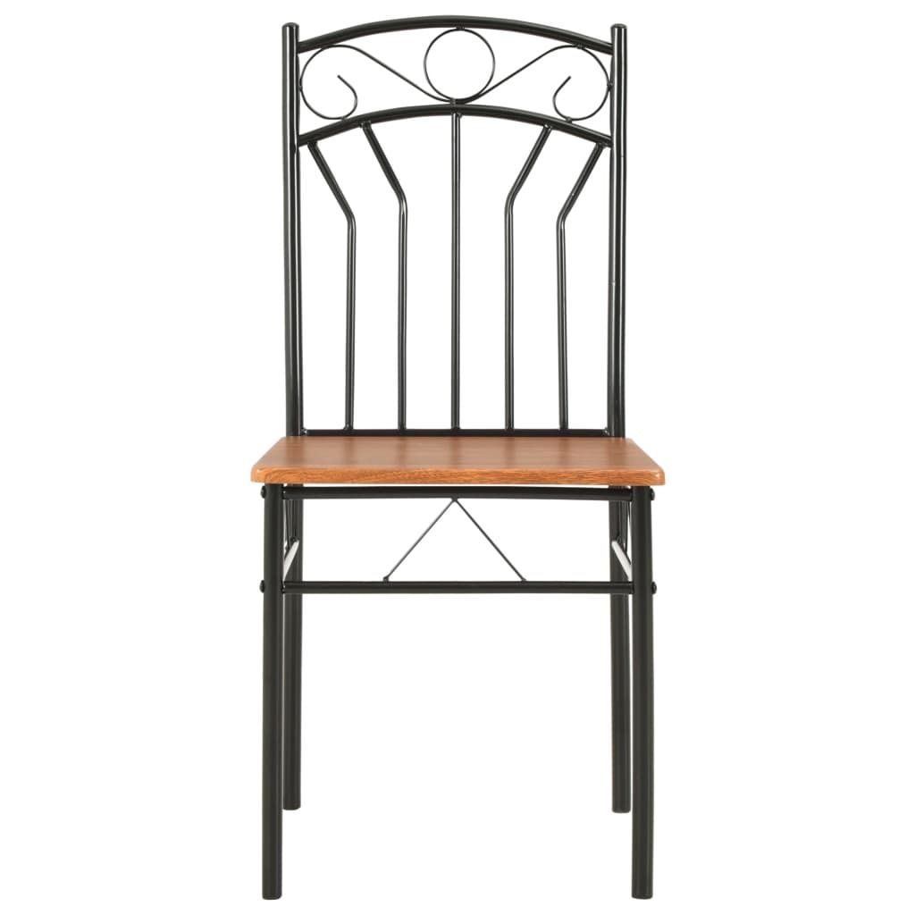 "im Sonderangebot"Esszimmerstühle 2er Set modernes - CLORIS - Polsterstühle für Esszimmer, Braun MDF - 40 x 48 x 86 cm - DEMöbel9385681