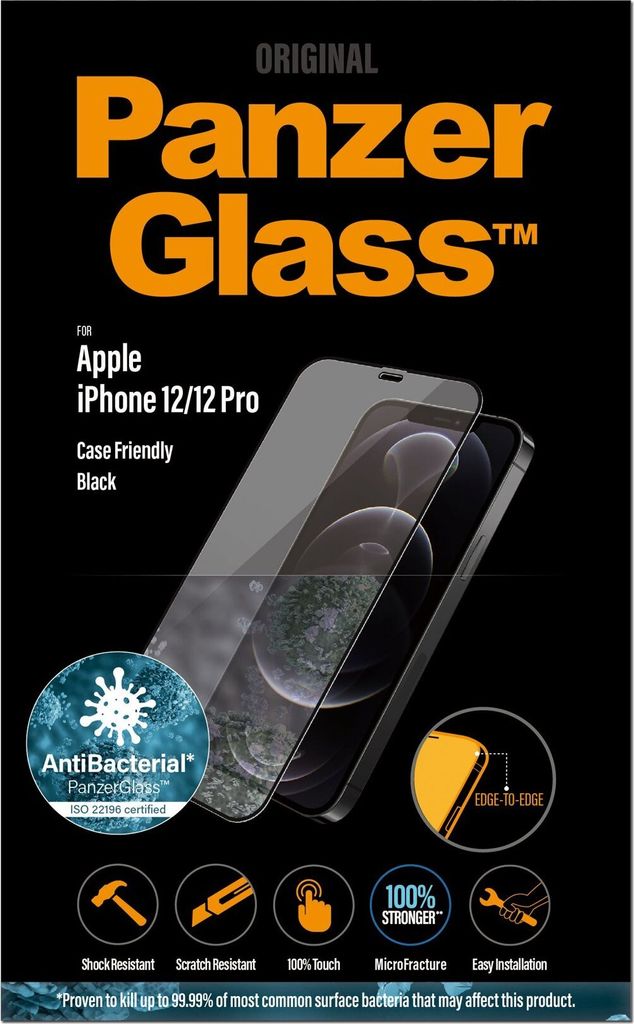 Panzer Glass, Glas-Folie für Apple iPhone 12 Pro Produktbild 