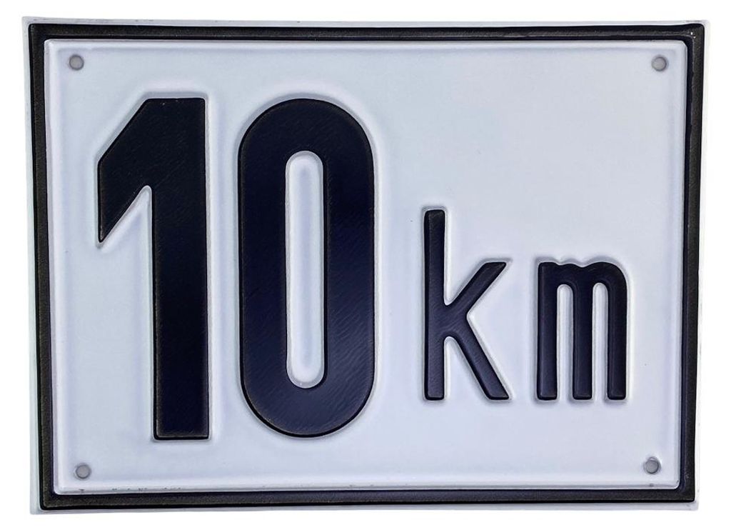 Höchstgeschwindigkeit Tafel 10 Km/h Alu Produktbild 