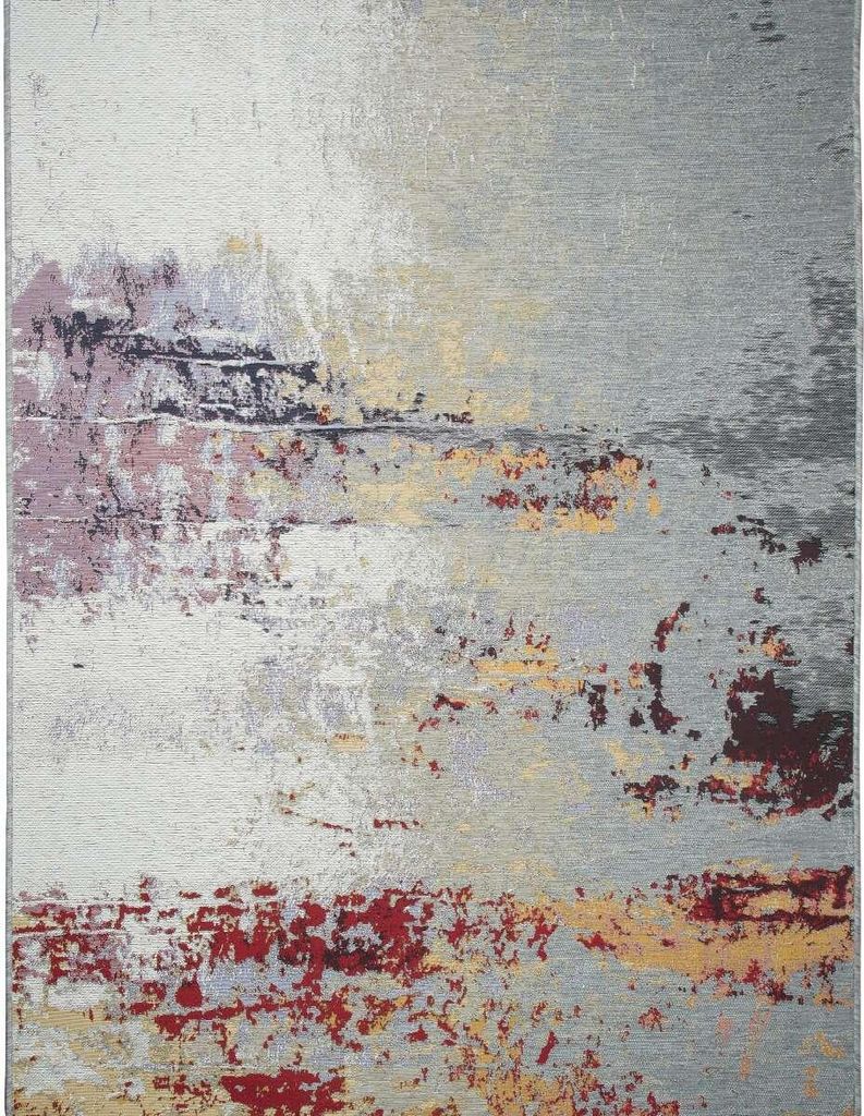 Vintage-Teppich für innen & außen, grau-multicolor, 160x230
