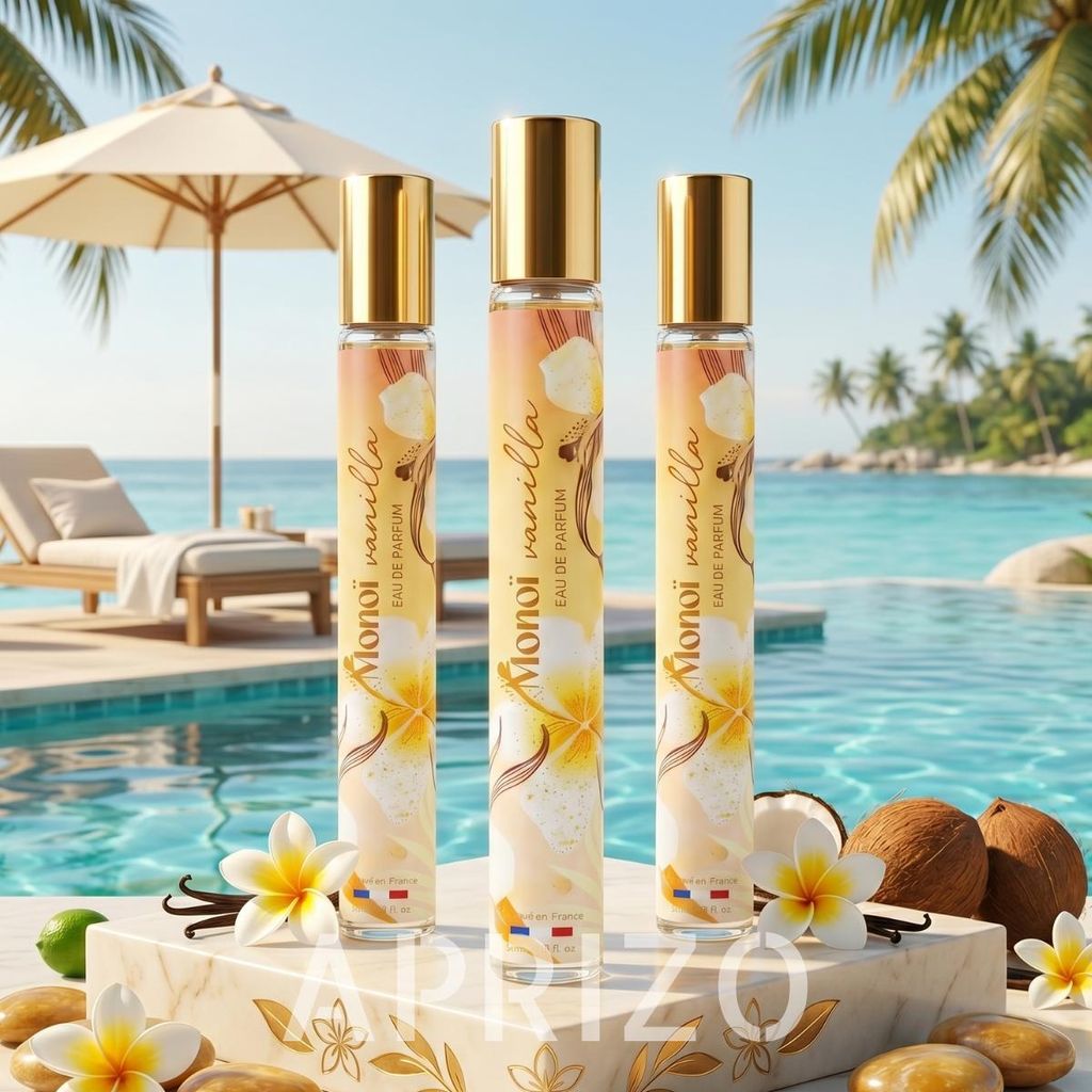 Set Platinum con 3 flaconi di Monoi alla vaniglia da 35 ml Immagine del prodotto 