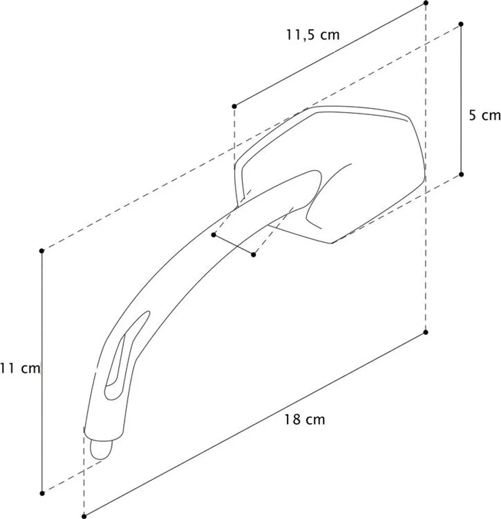 Rétroviseur de Remplacement pour Harley Davidson 1982- sc Modèle CS9 - 5