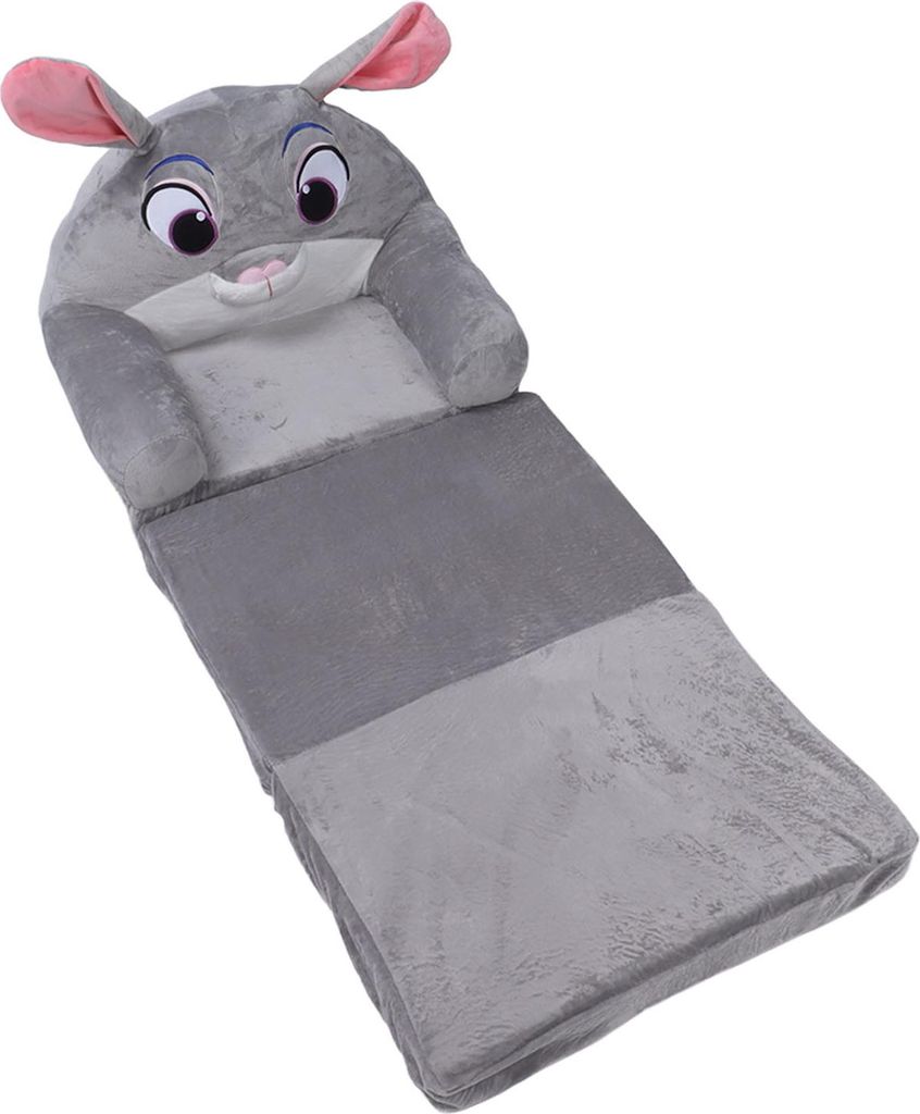 Faltbare Kindersofa Cute Cartoon Soft Kinder Folding Sofa Bett Kinder Couch mit Armlehnen für Schlafzimmer Spielzimmer Kaninchen 3 Schichten