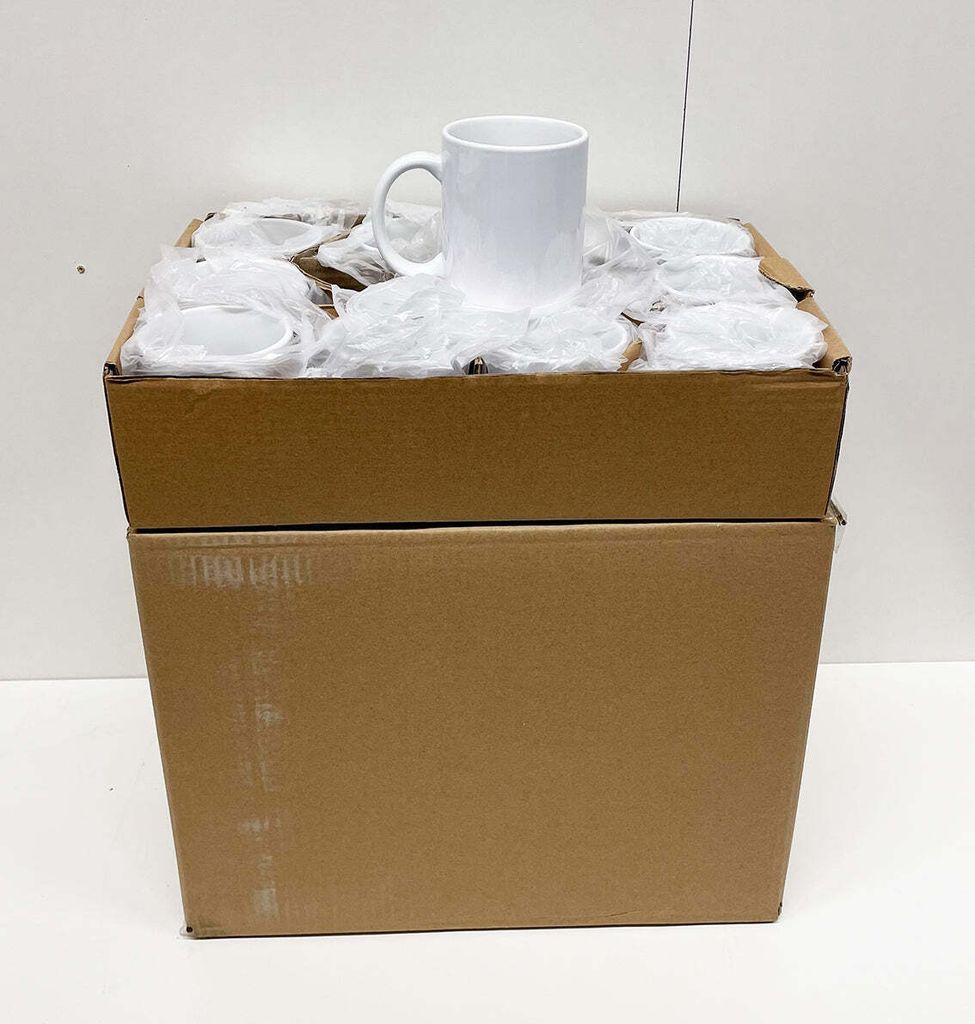 48 Tassen für den Sublimationsdruck / Rohling "SUPER WHITE" Produktbild 
