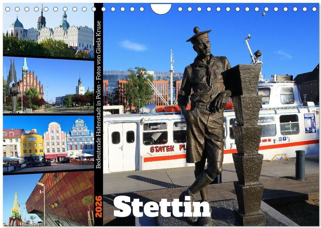 Stettin - Bedeutende Hafenstadt in Polen (Wandkalender 2026 DIN A4 quer), CALVENDO Monatskalender