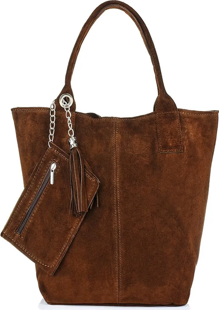 Grand sac cabas cuir femme cognac véritable - Fourre-tout élégant XL