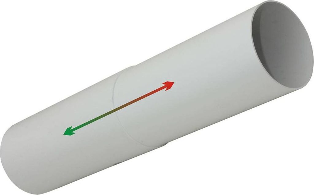 Marley Teleskop-Lüftungskanal 2-teilig DN 100