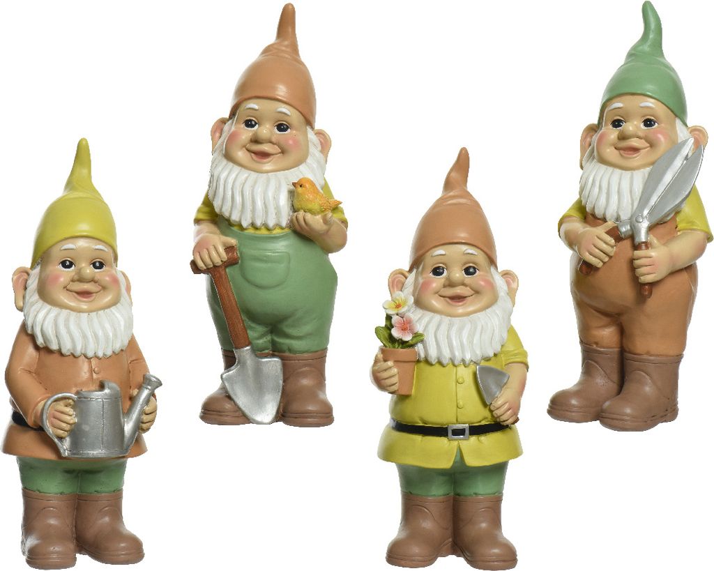 Dekofiguren Gartenzwerg Keramik 29cm bunt pastell 1 Stück Produktbild 
