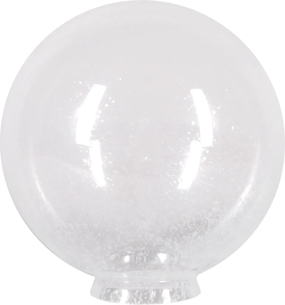 Globe en verre transparent Ø 200mm pour suspension et lustre moderne