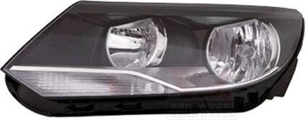 Phare conducteur VW TIGUAN 5N VAN WEZEL 5746961 avec réglage électrique