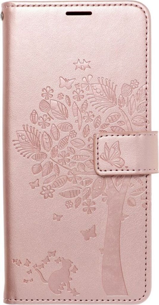 König Design Hülle kompatibel mit Samsung Galaxy A02s Kunstleder Handyhülle - Handy Case Rosa