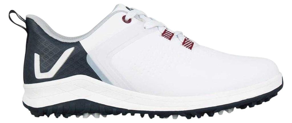 Slazenger - "V Series" Golfschuhe mit Spikes für Damen, Leder GT21858 (37 EU) (Weiß/Marine)