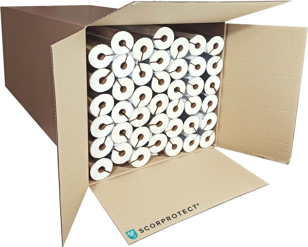 Scorprotect® voller Karton Alu PUR Rohrschale / Produktbild 