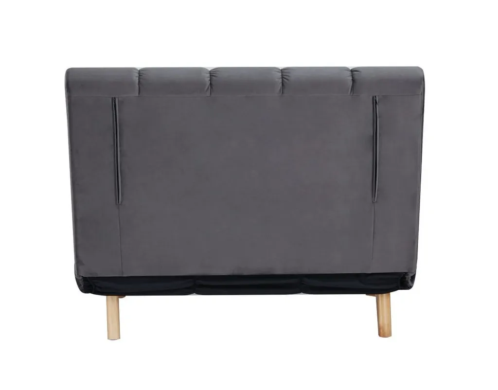Fauteuil pliant DALIMIL gris : la solution pour recevoir sans encombrer - 6