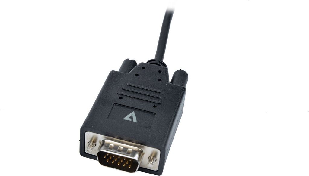 V7 V7UCVGA-2M, 2 m, VGA (D-Sub), USB Typ-C, Männlich, Männlich, Gerade