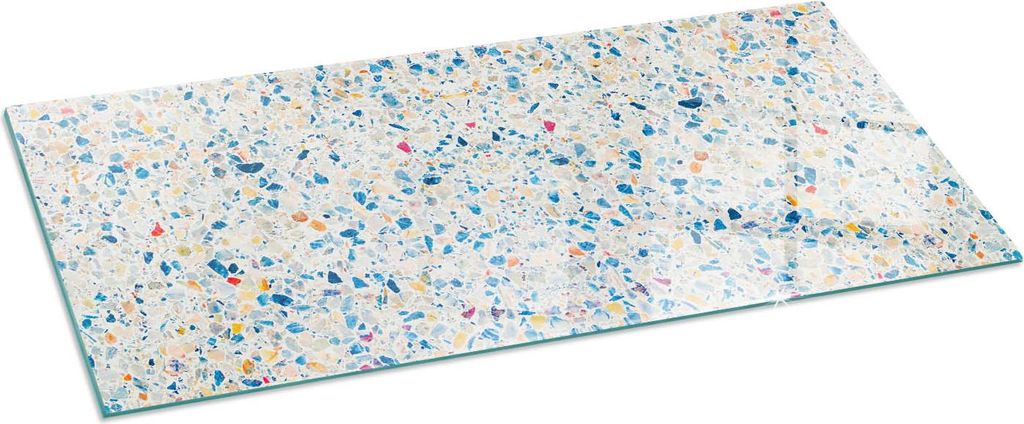 Funkenschutzplatte – Glasbodenplatte für Kaminofen – Kaminunterlage aus Glas – 125x50 cm – Feuerfeste Ofenbodenplatte – Hitzebeständige...