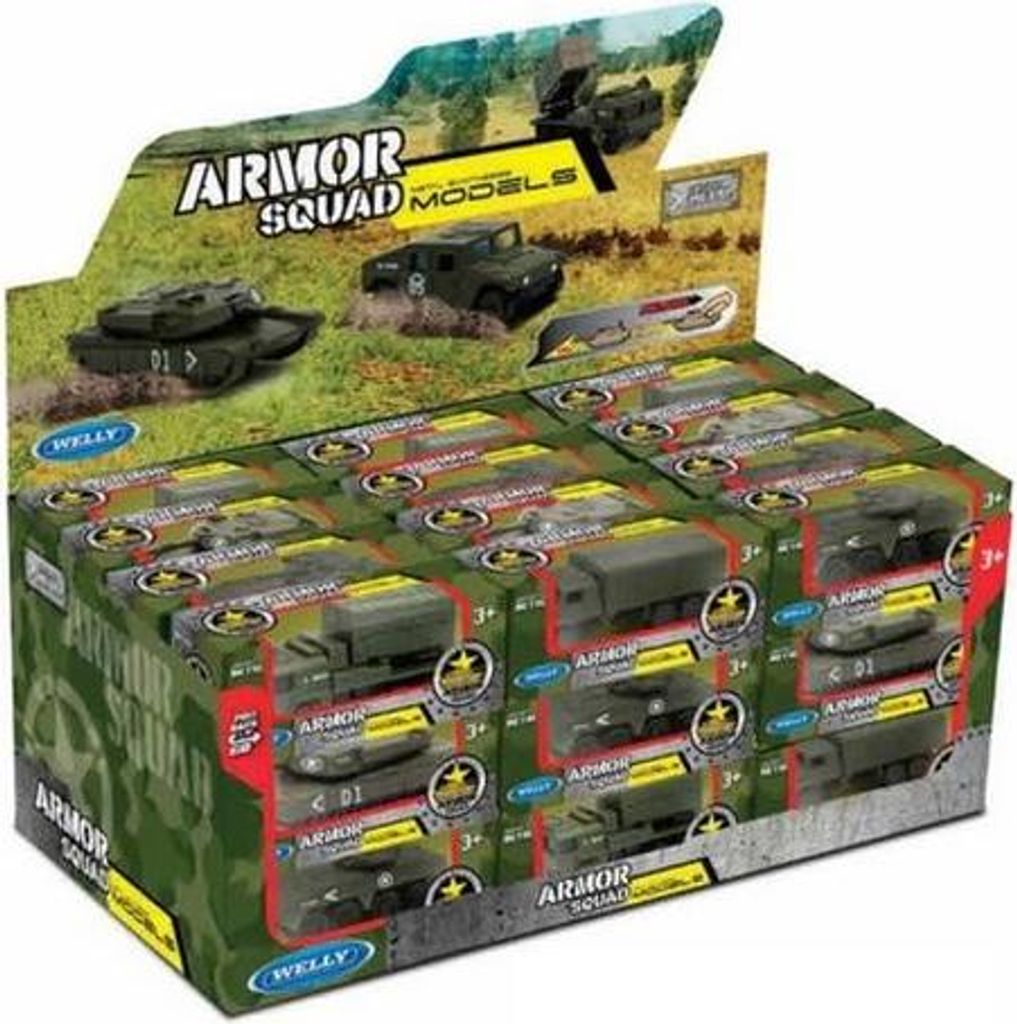 Welly Samochody wojskowe 1:60 w pudełku Produktbild 