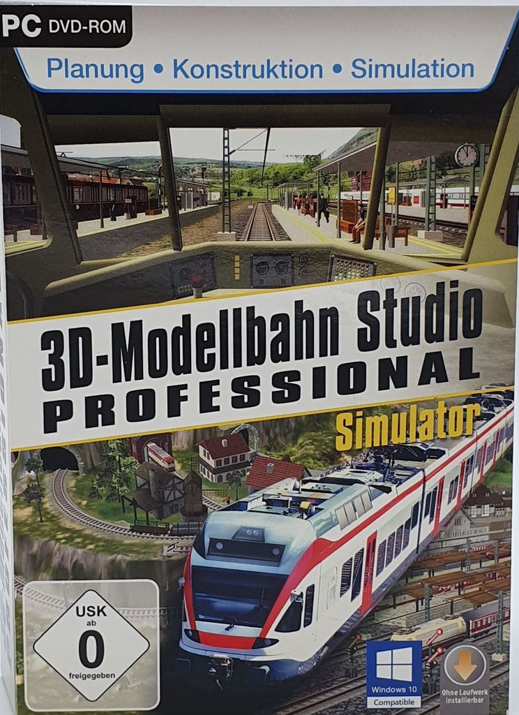 3D Modellbahnstudio Professionell V2. Für Windows 10, 8.1, Produktbild 