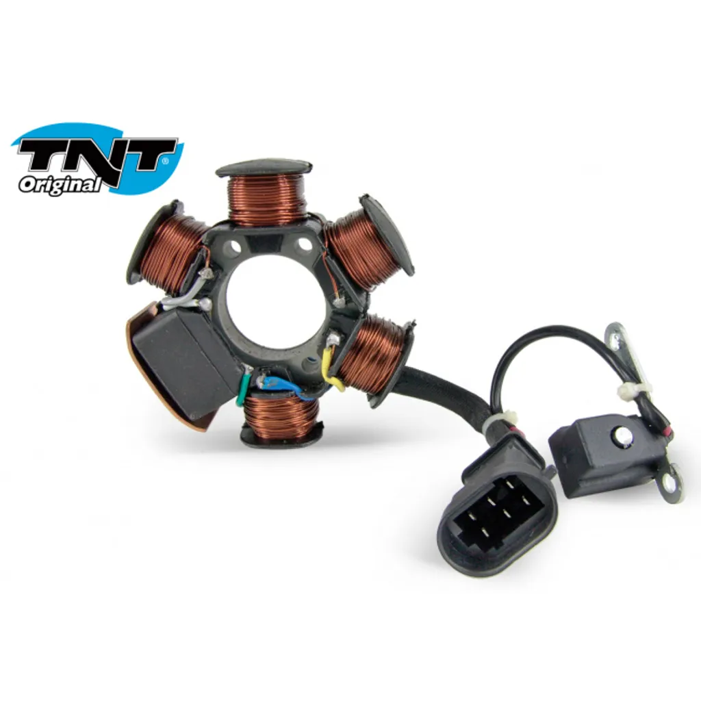 Alternateur KOKUSAN 6 Bobines sans Rotor pour Moteur Piaggio d'Origine
