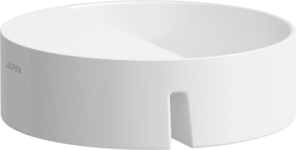 LAUFEN Sonar Ablage, für Badewanne, D= 270 mm, Marbond, weiß, H2933400000001
